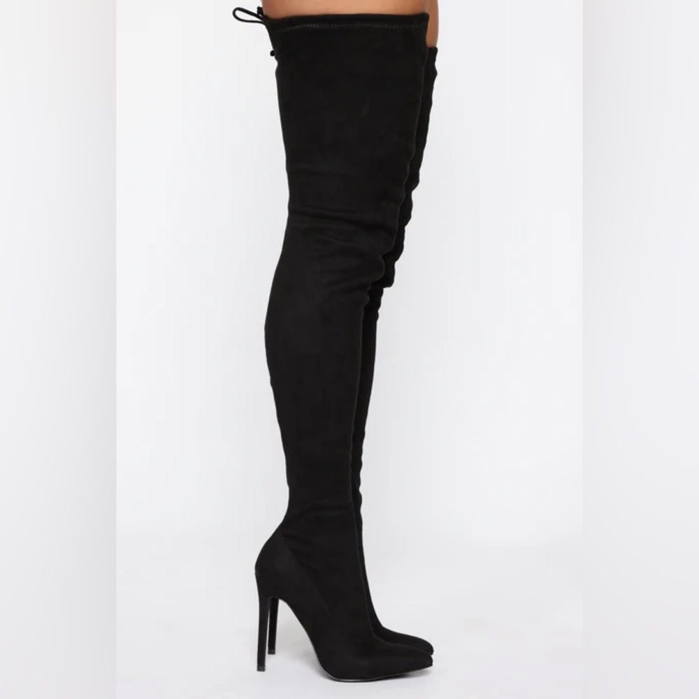 Anne Michelle thigh-high stiletto boots, purchased from BBB fashion. Brand new*